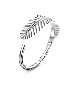 Leaf Style Silver Nose Ring NSKR-72